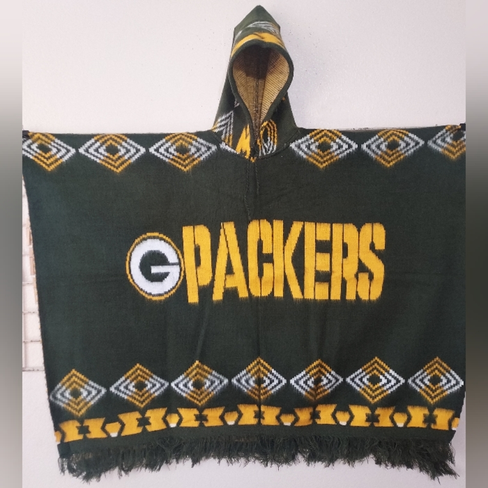 COPY - Green Bay Packers Hooded Poncho